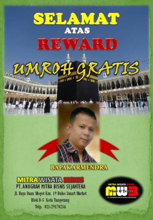 REWARD UMROH ARMENDRA